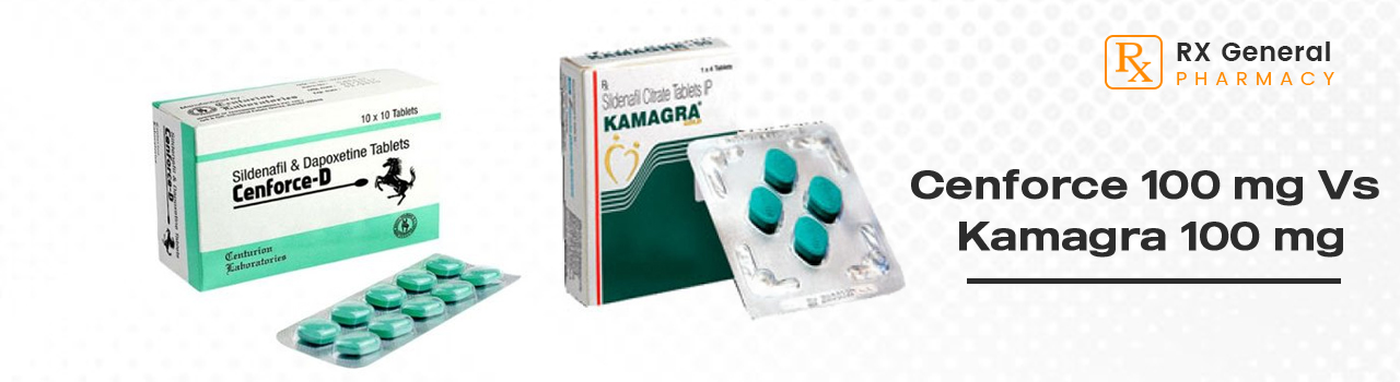Cenforce 100 mg Vs Kamagra 100 mg